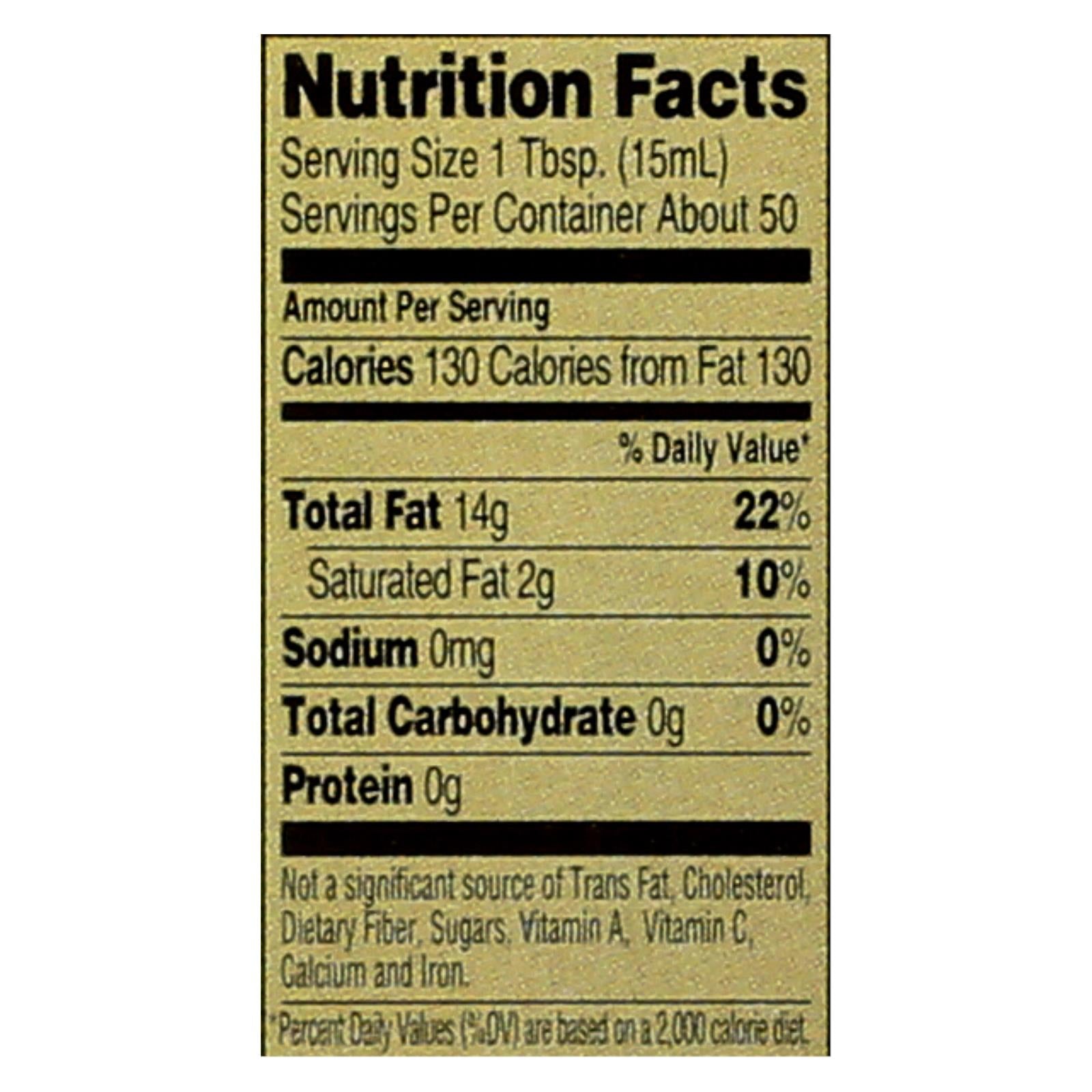 Newman's Own Organics Extra Virgin Olive Oil - Case Of 6 - 25.3 Fl Oz. - GreatEagleInc