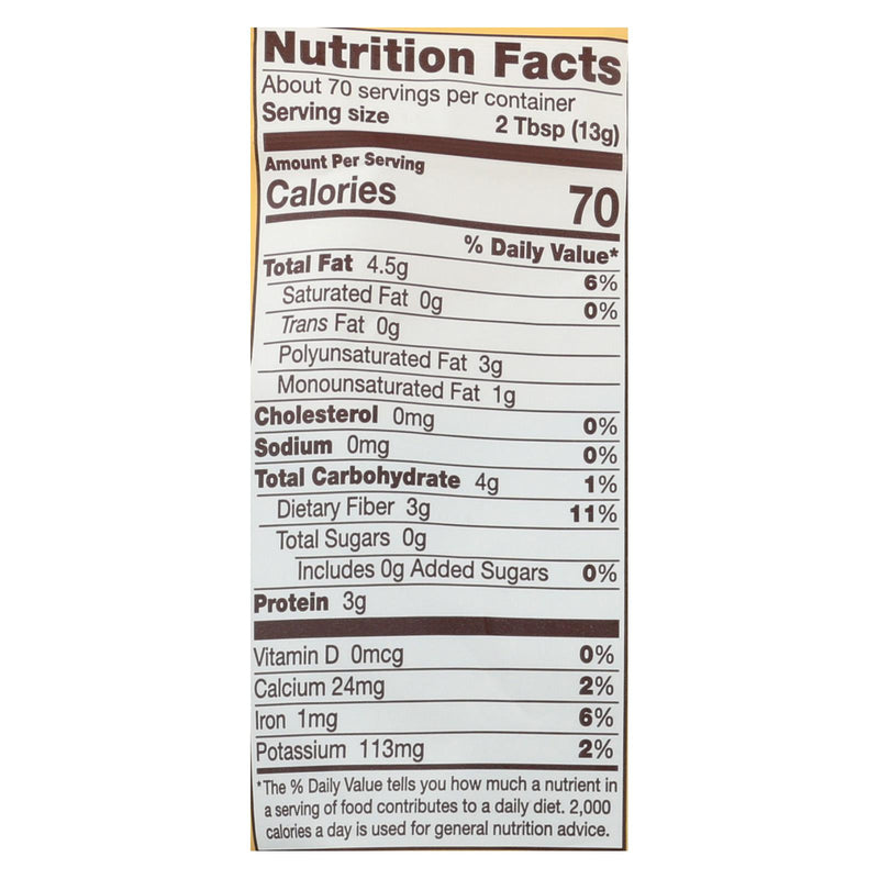 Bob's Red Mill - Organic Flaxseed Meal - Brown - Case Of 4 - 32 Oz - GreatEagleInc