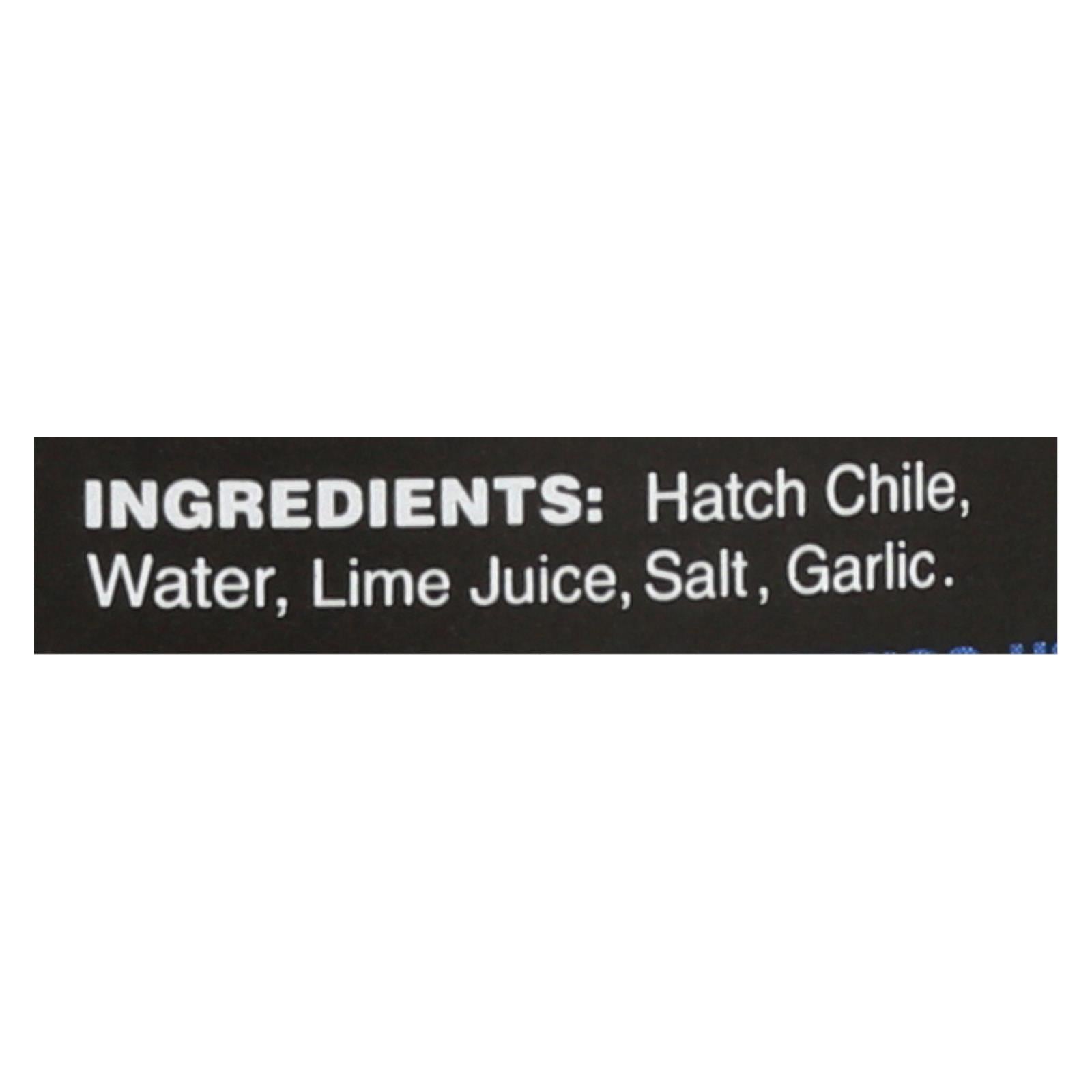 Zia Green Chile Company - Green Chile Medium Hatch - Case Of 6 - 16 Oz - GreatEagleInc
