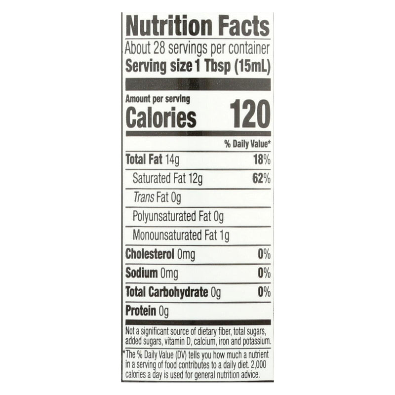 Spectrum Naturals Organic Unrefined Coconut Oil - Case Of 12 - 14 Fl Oz. - GreatEagleInc