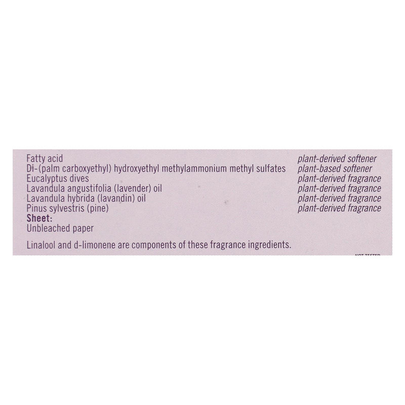 Seventh Generation - Fabric Softener Sheets Eucalyptus & Lavender - Case Of 4-80 Ct - GreatEagleInc