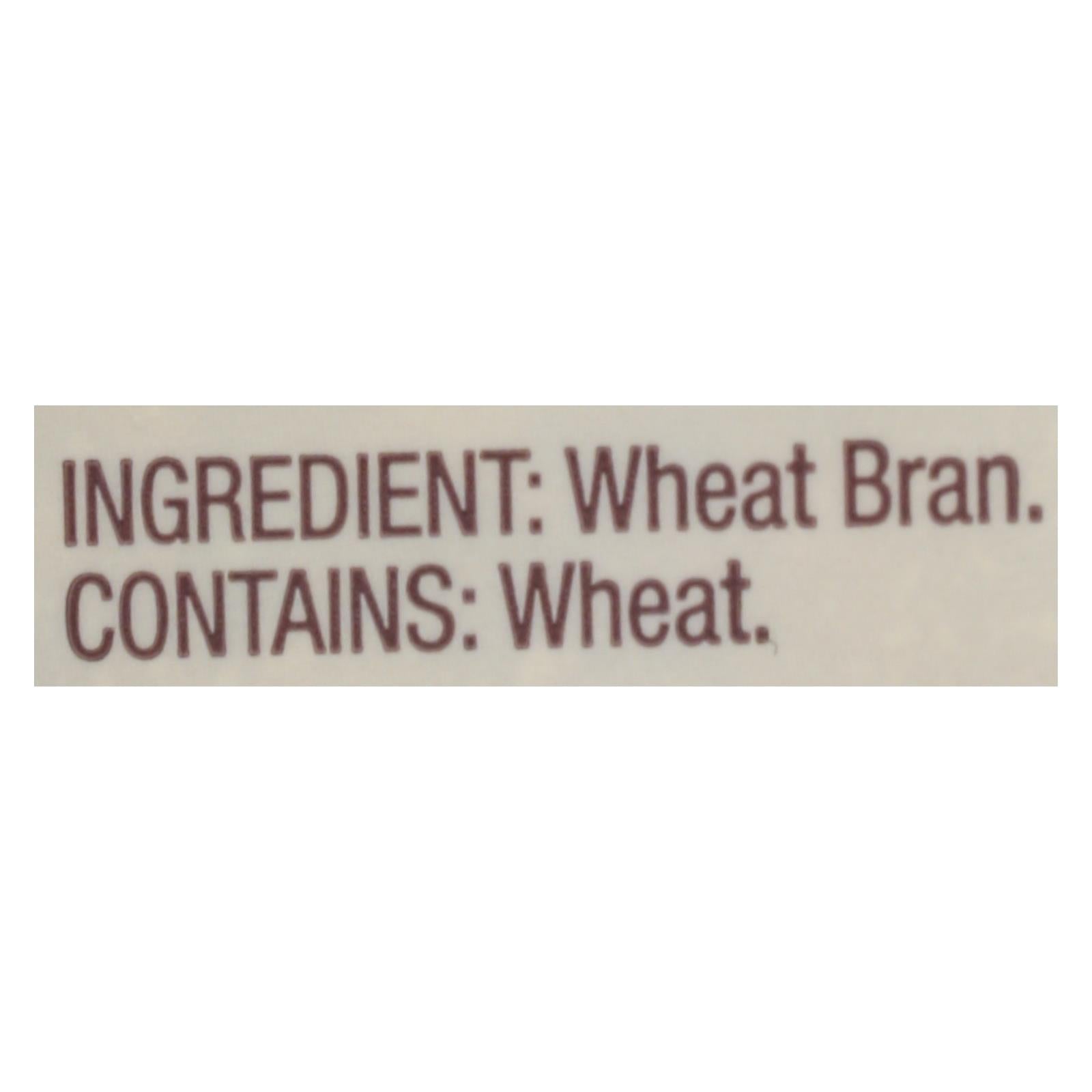 Bob's Red Mill - Wheat Bran - Case Of 4-8 Oz - GreatEagleInc