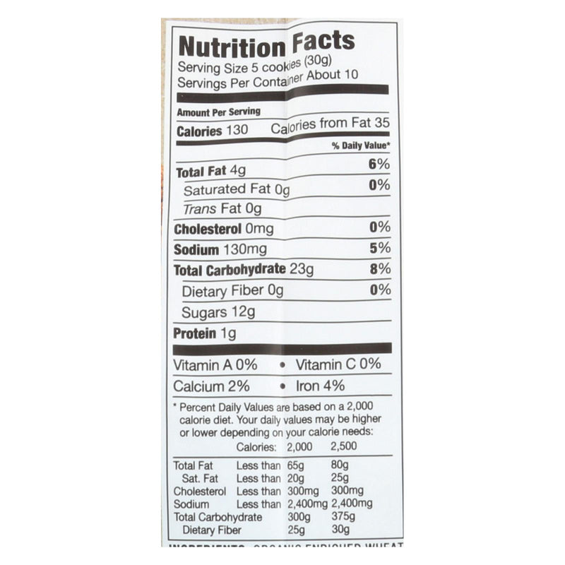 Midel Cookies - Ginger Snaps - Case Of 8 - 10 Oz - Eco-Friendly Home & Grocery