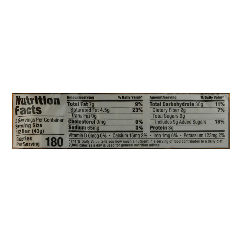 Bobo's Oat Bars - Oat Bars Peanut Butter Cchip - Case Of 12 - 3 Oz - GreatEagleInc