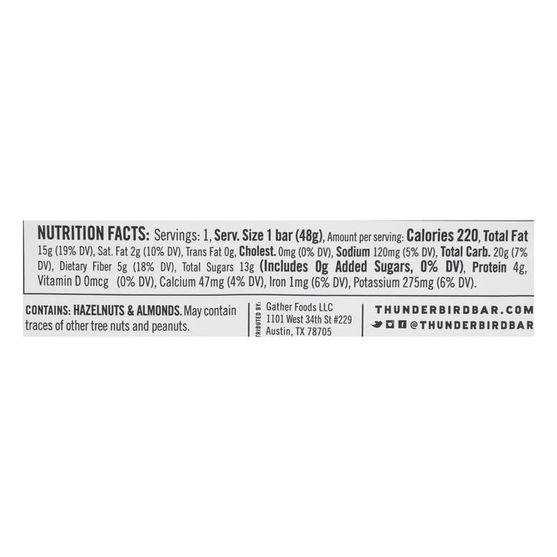 Thunderbird - Bar Hazlnt Coffee Maca - Case Of 12-1.7 Oz - Home & Garden