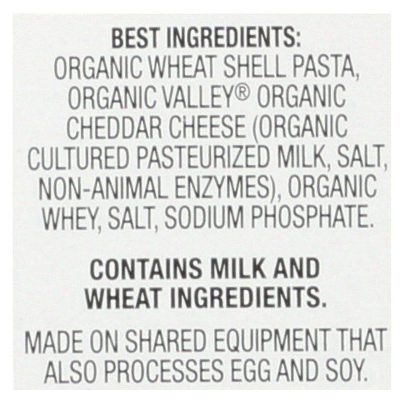 Annie's Homegrown Organic Shells And White Cheddar Macaroni And Cheese - Case Of 12 - 6 Oz. - GreatEagleInc