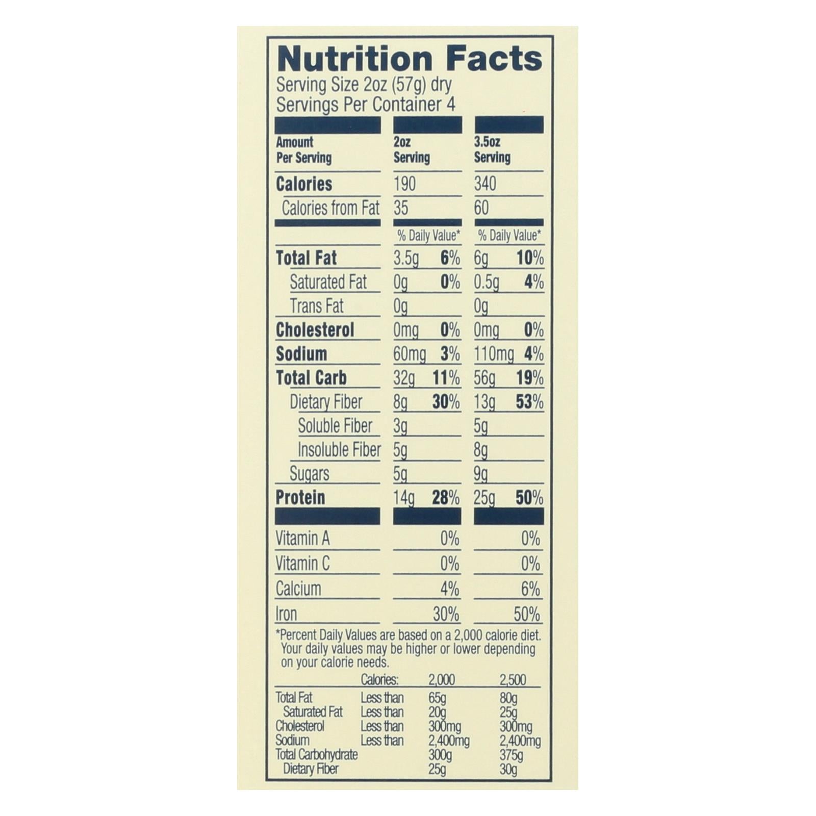 Banza Rigatoni Chickpea Pasta  - Case Of 6 - 8 Oz - GreatEagleInc