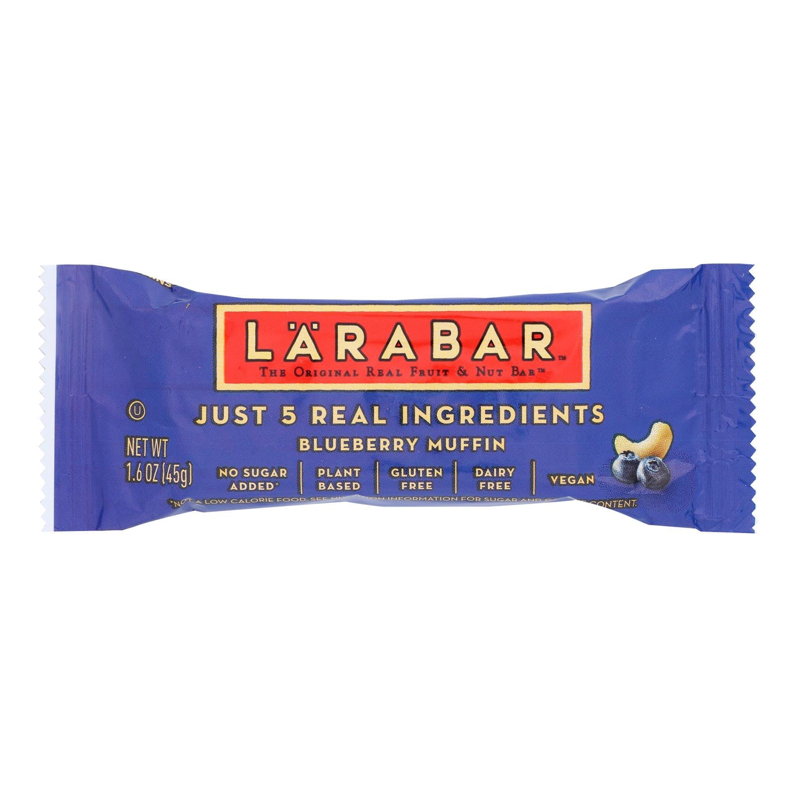Larabar - Blueberry Muffin - Case Of 16 - 1.6 Oz - GreatEagleInc