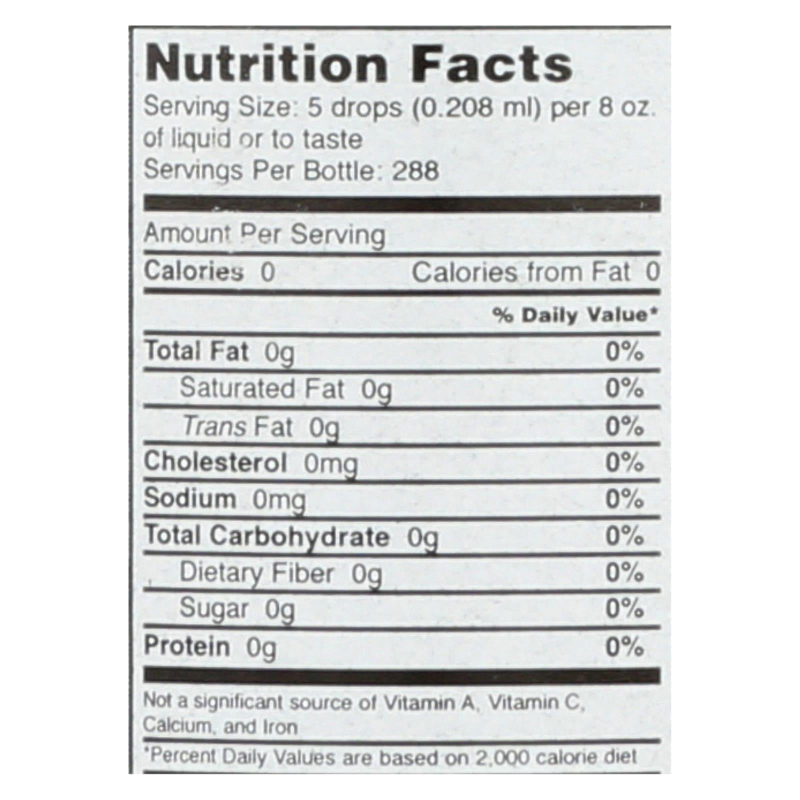 Sweet Leaf Sweet Drops Sweetener Lemon Drop - 2 Fl Oz - GreatEagleInc