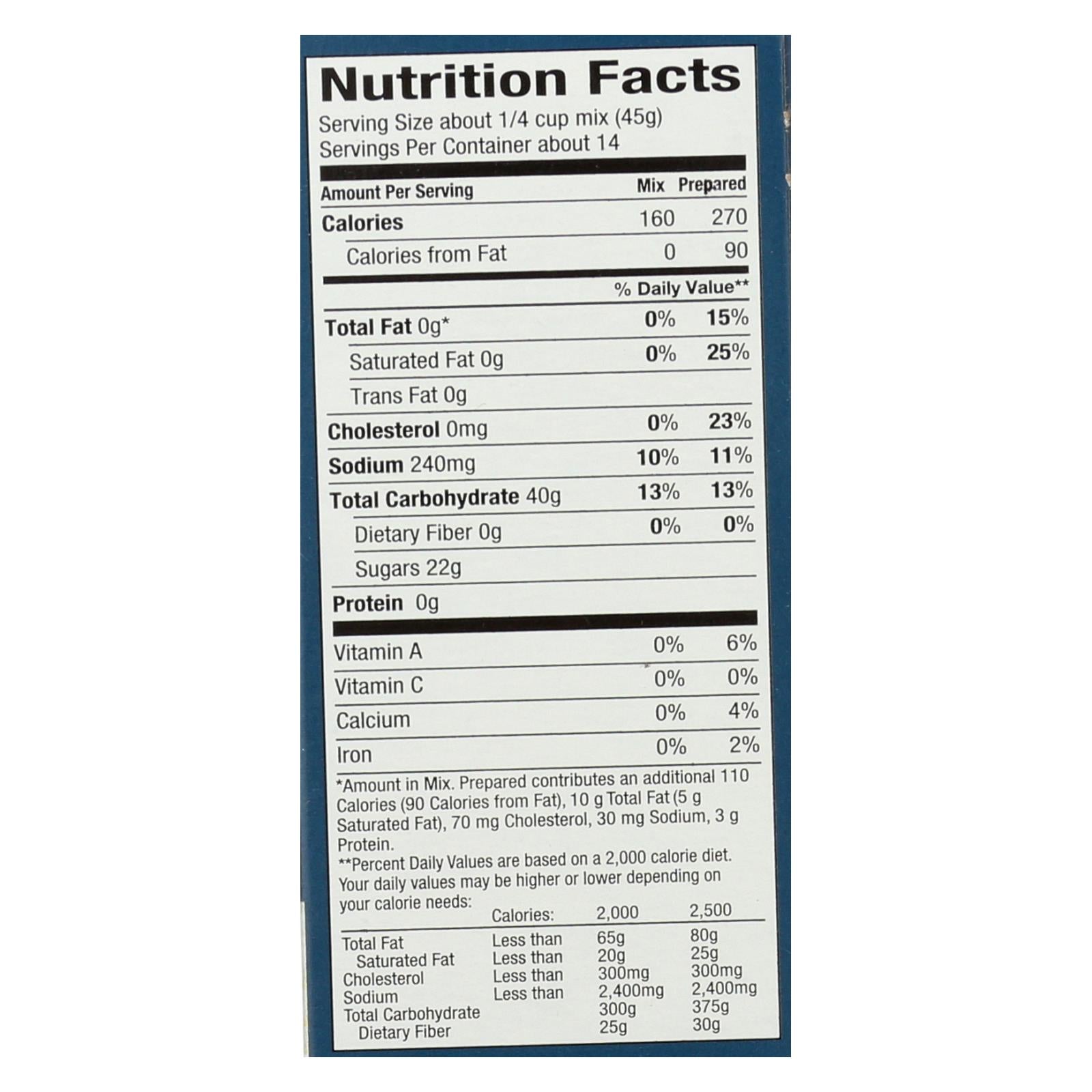 King Arthur Yellow Cake Mix - Case Of 6 - 22 Oz. - GreatEagleInc