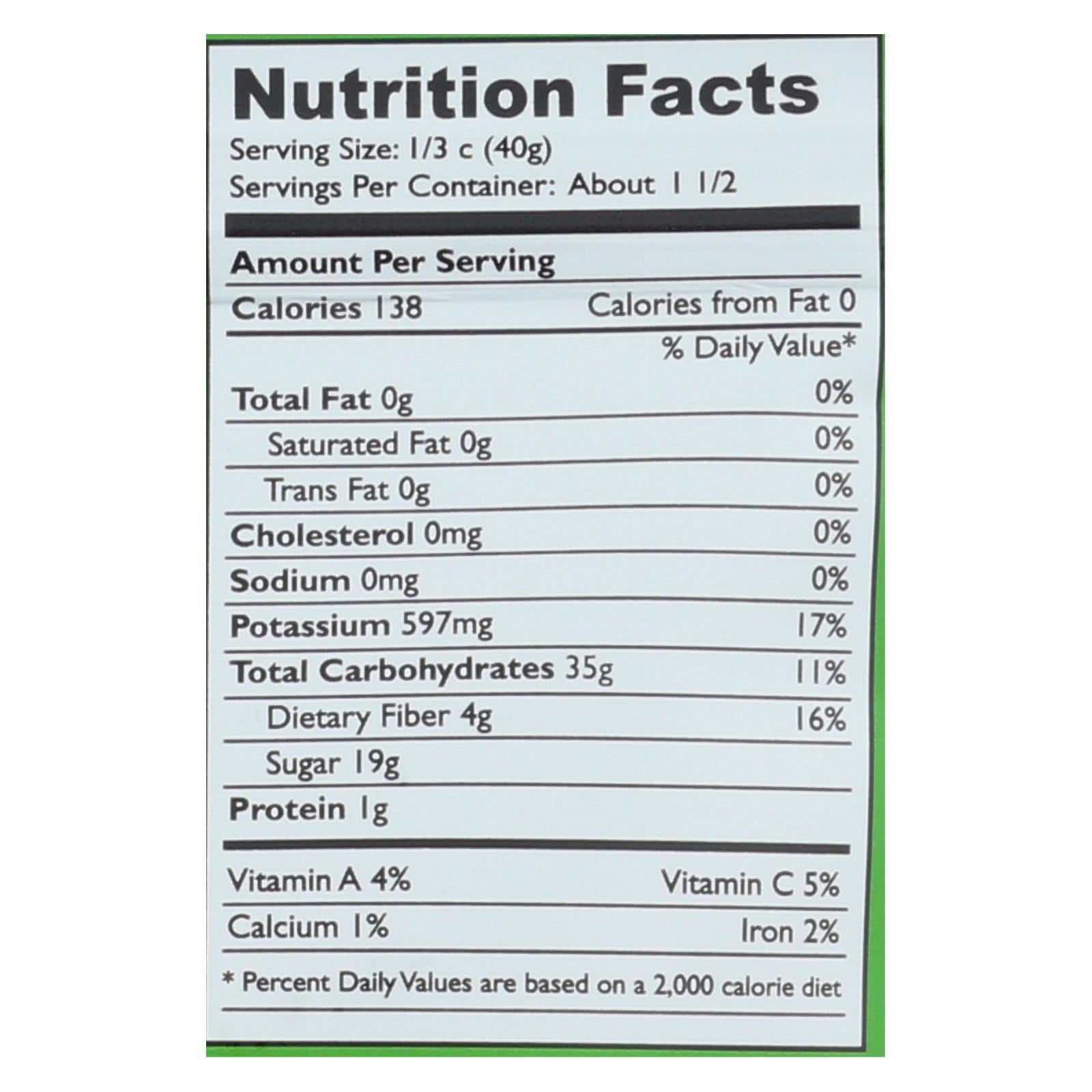 Mavuno Harvest Organic Gluten - Free Dried Banana - Case Of 6 - 2 Oz. - GreatEagleInc