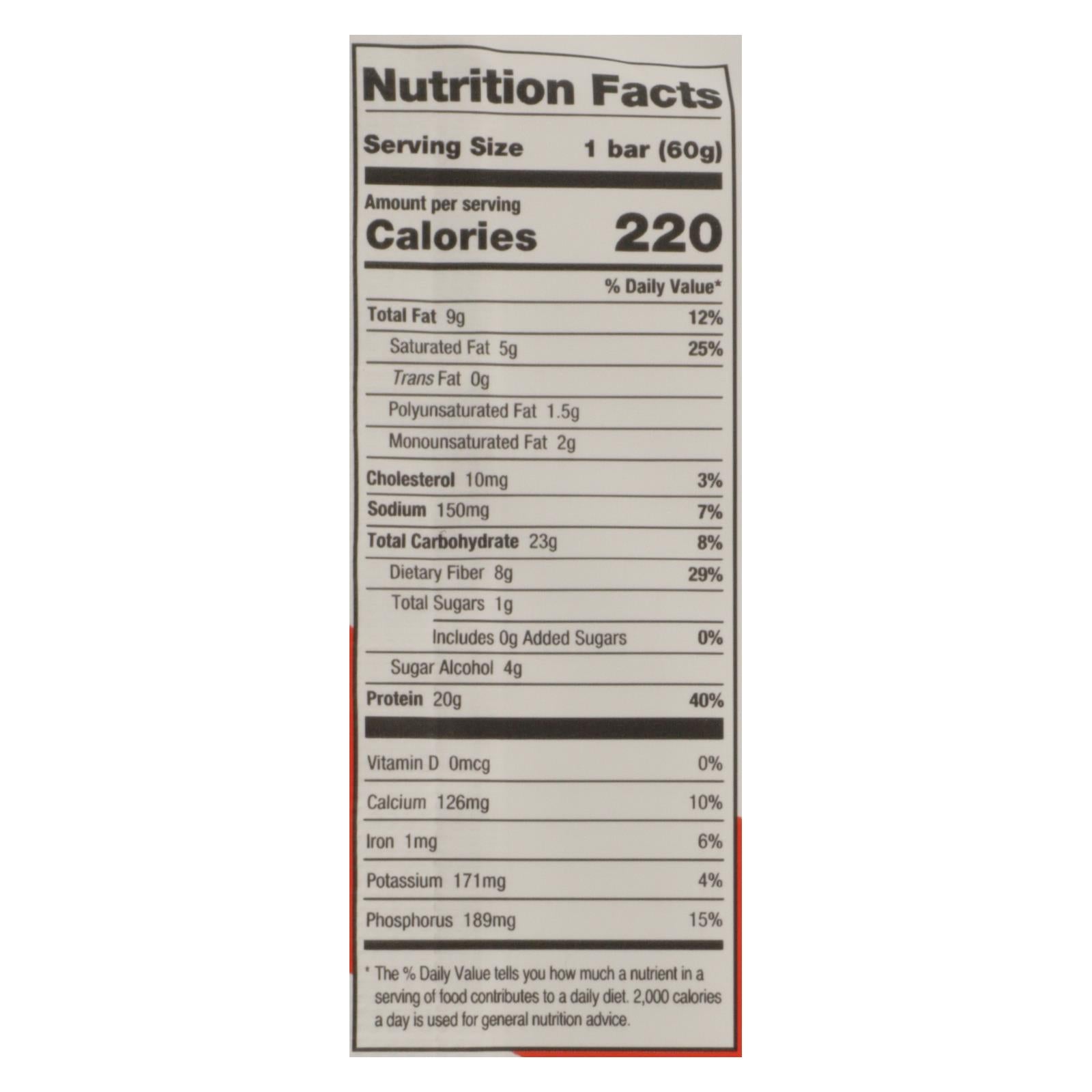 One Bar - Bar Protein Peanut Butter Cup - Case Of 12 - 60 Grm - Home & Garden
