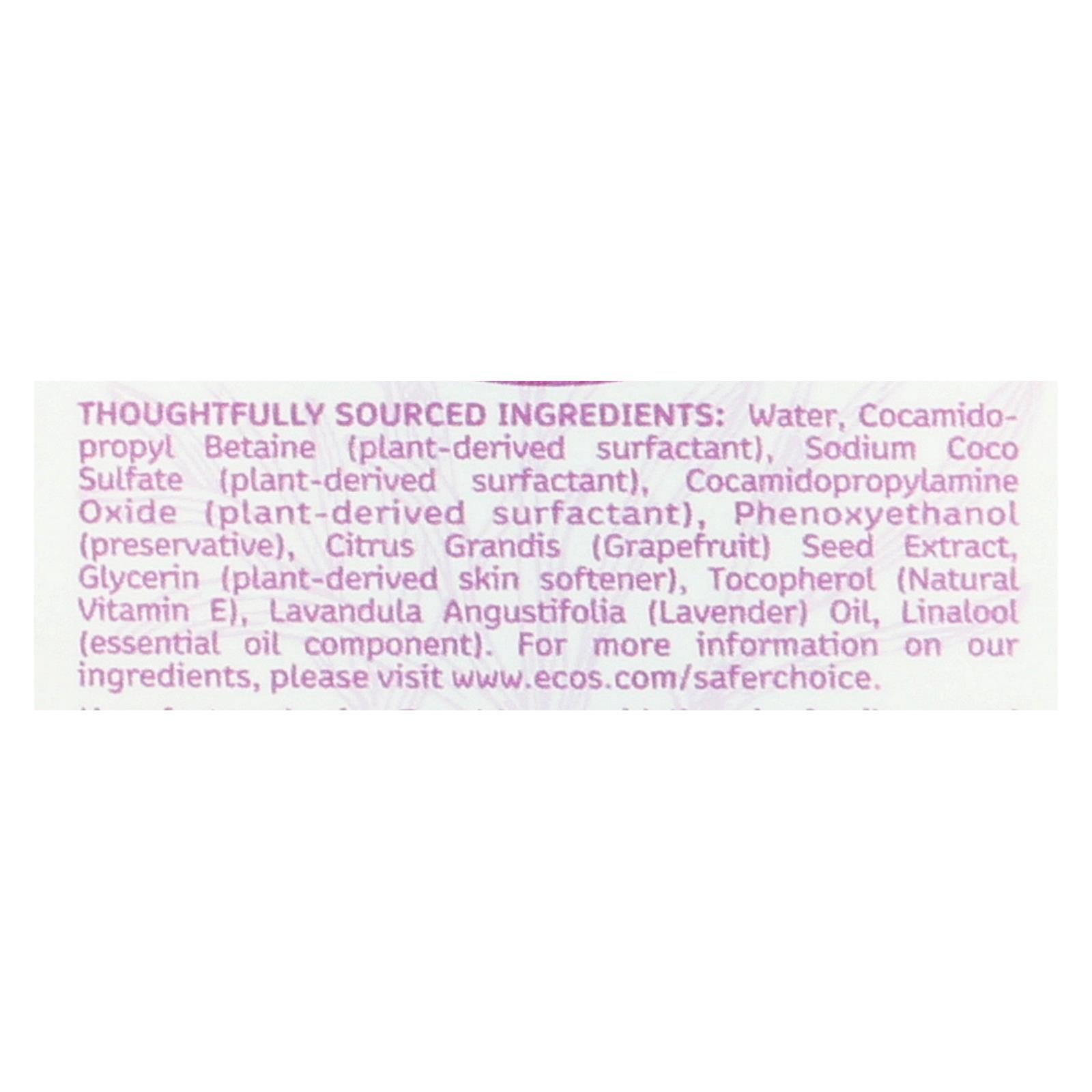 Earth Friendly Hand Soap - Lavender - Case Of 6 - 17 Fl Oz. - GreatEagleInc