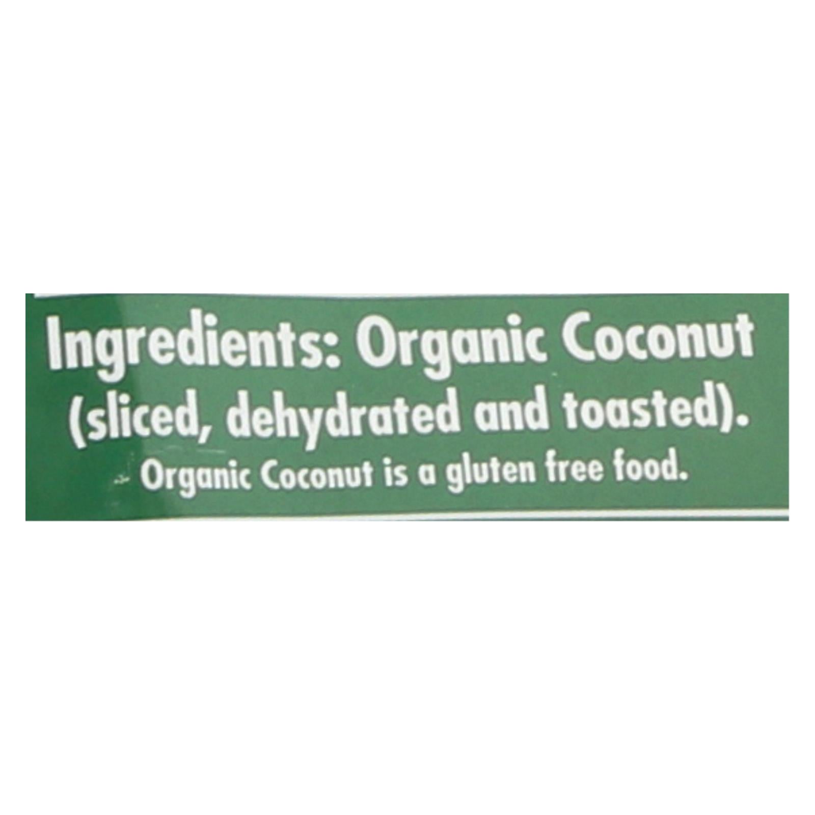 Let's Do Organics Toasted Coconut Flakes - Organic - Case Of 12 - 7 Oz. - GreatEagleInc