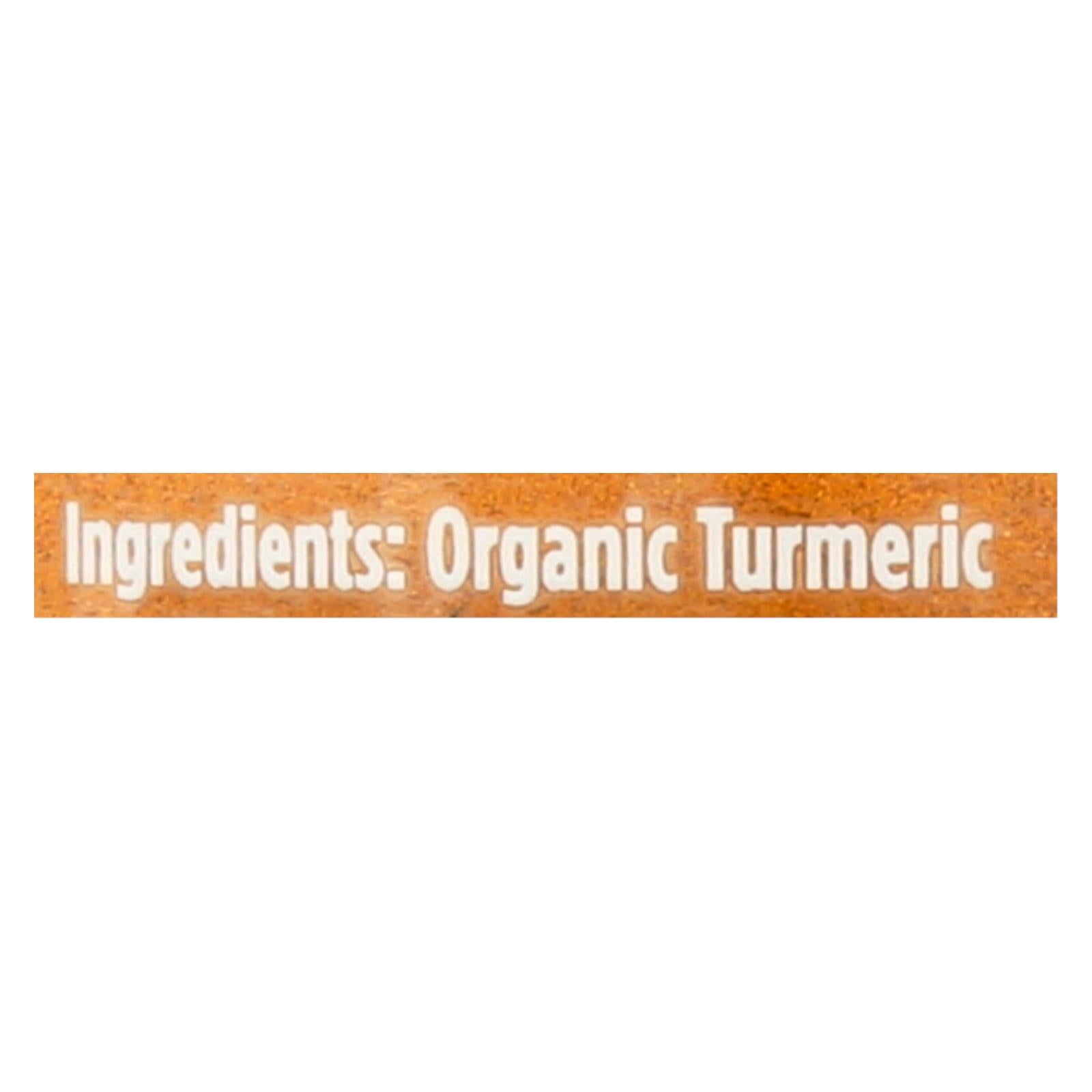 Spicely Organics - Organic Turmeric - Case Of 3 - 1.7 Oz. - GreatEagleInc