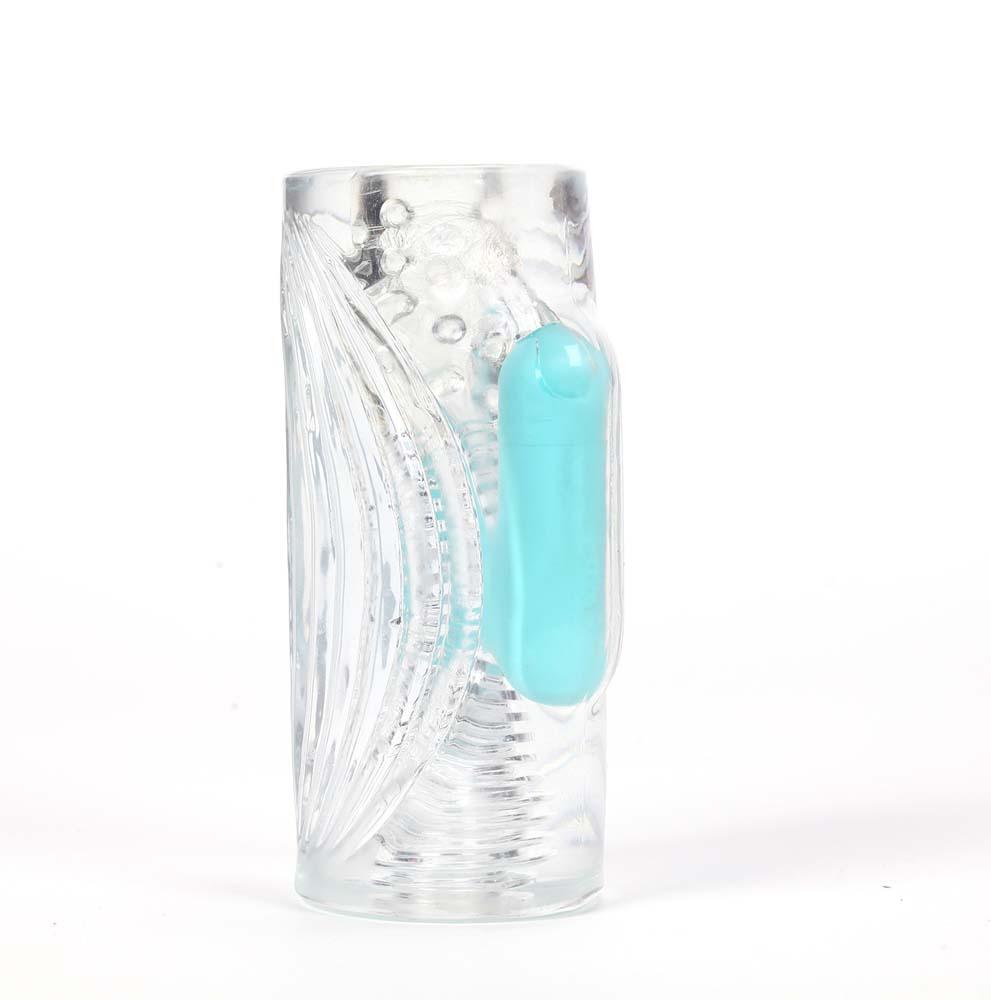 Aster Clear Stroker W/ Rechargeable Bullet - Adult Products
