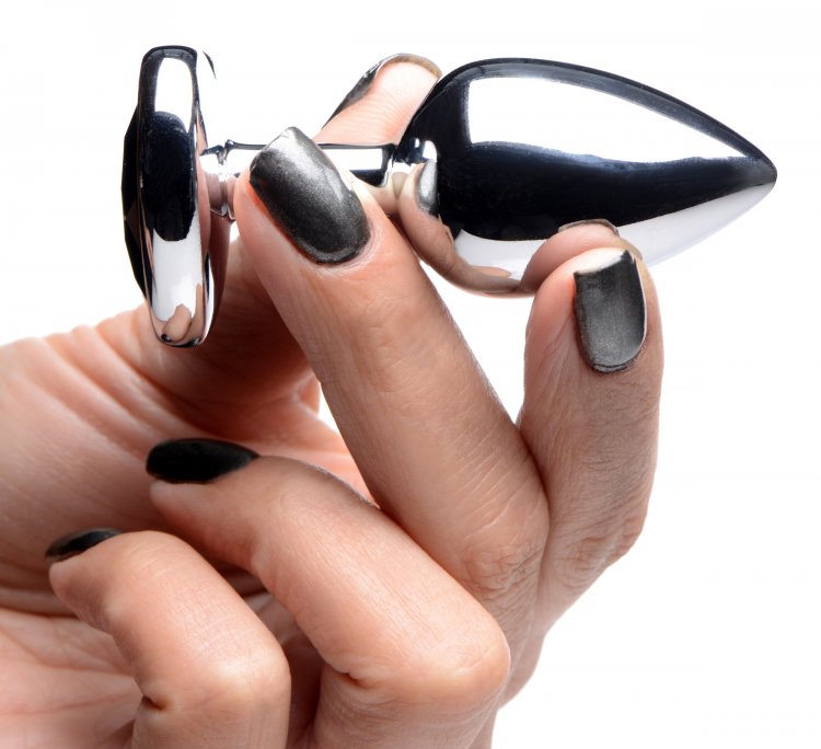 Booty Sparks Black Heart Gem Anal Plug - GreatEagleInc