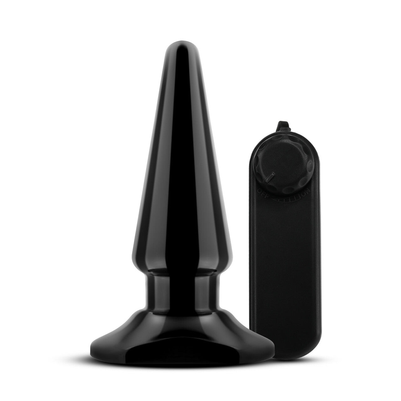 Anal Adventures Basic Vibrating Anal Pleaser Black - GreatEagleInc
