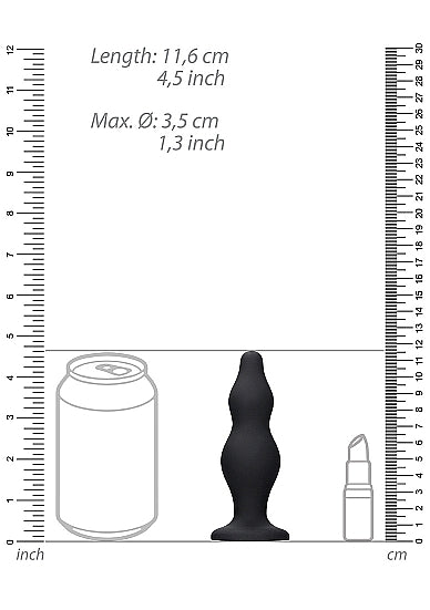 Bubble Butt Plug Black - GreatEagleInc