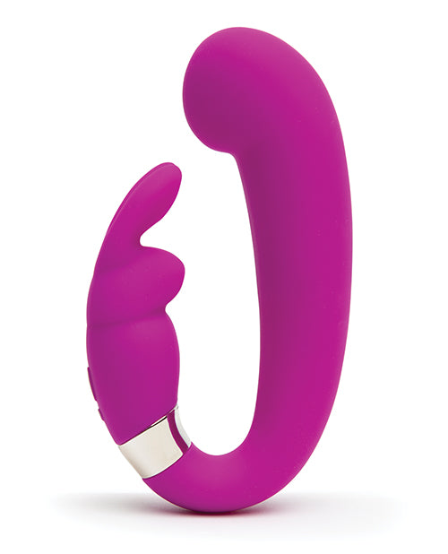 Happy Rabbit G-spot Clitoral Curve Vibrator Purple - GreatEagleInc