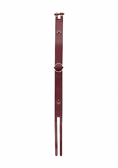 Ouch Halo Waist Belt L/xl Burgundy