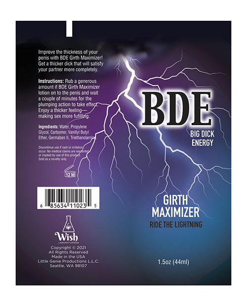 Bde Girth Maximizer 1.5 Oz - GreatEagleInc