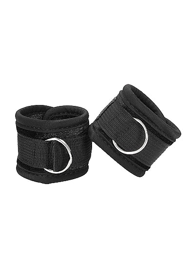 Velvet & Velcro Wrist Cuffs Adjustable Black - GreatEagleInc