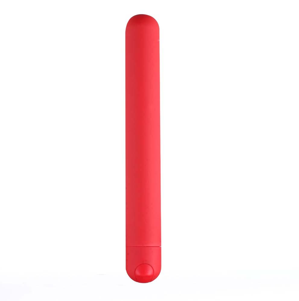 Abbie Long Rechargeable Bullet Red - GreatEagleInc