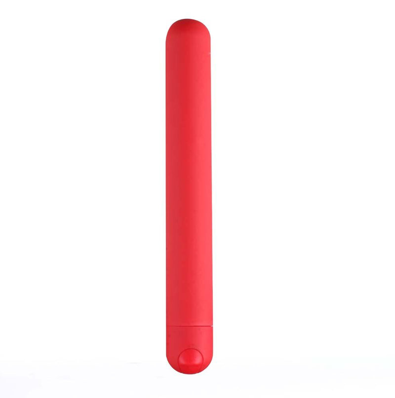 Abbie Long Rechargeable Bullet Red - GreatEagleInc