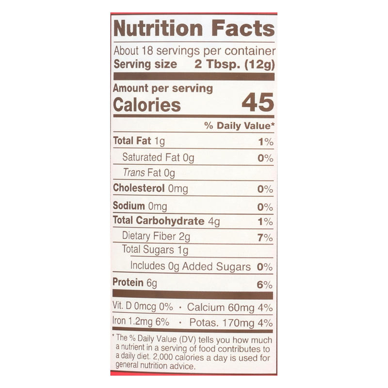 Barney Butter Powdered Almond Butter - Case Of 6 - 8 Oz - GreatEagleInc