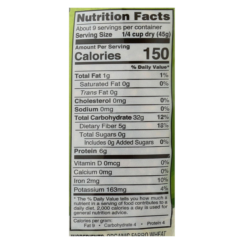 Nature's Earthly Choice Pearled Farro - Italian - Case Of 6 - 14 Oz. - GreatEagleInc