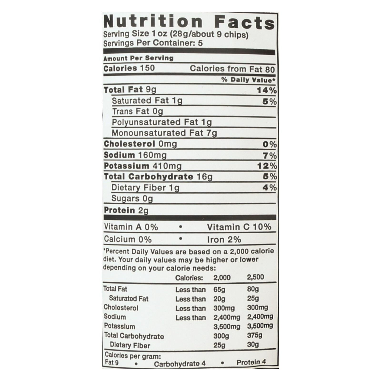 Kettle Brand Potato Chips - Salt And Pepper - Case Of 15 - 5 Oz. - GreatEagleInc