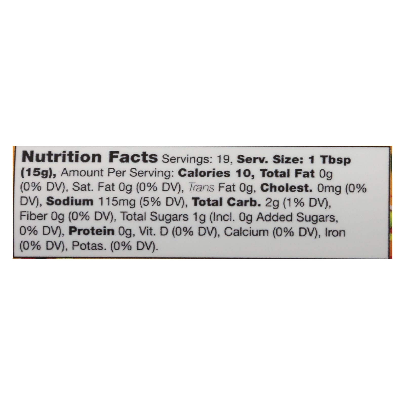 Yellowbird - Condiment Habanero - Case Of 6 - 9.8 Oz - GreatEagleInc