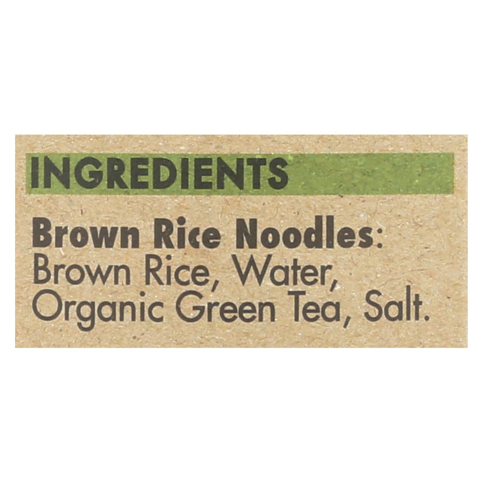 Star Anise Foods Noodles - Brown Rice - Vietnamese - With Organic Green Tea - 8.6 Oz - Case Of 6 - GreatEagleInc