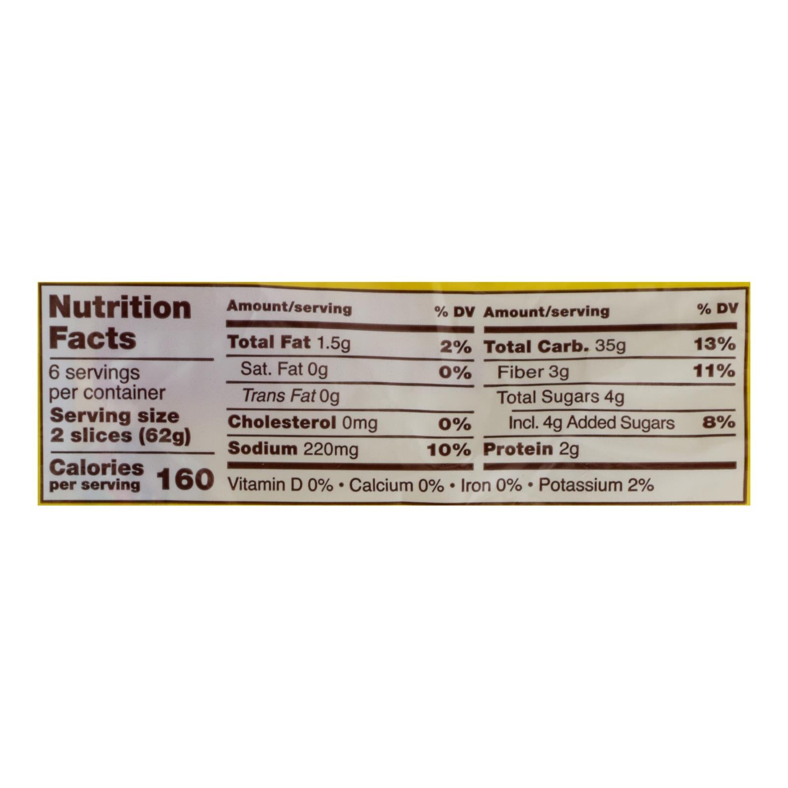 Schar - Bread Artisan Bkr Multgrn - Case Of 8-14.1 Oz - GreatEagleInc