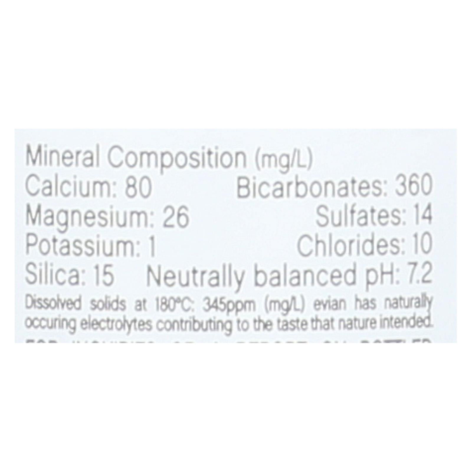 Evians Spring Water Spring Water Plastic - Water - Case Of 24 - 500 Ml - GreatEagleInc