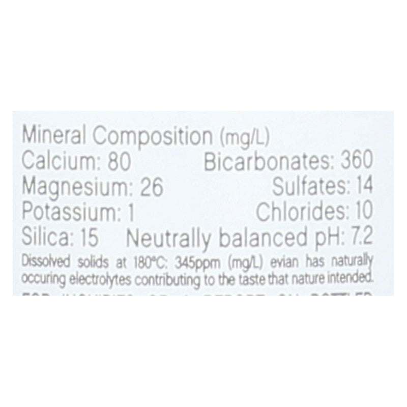 Evians Spring Water Spring Water Plastic - Water - Case Of 24 - 500 Ml - GreatEagleInc