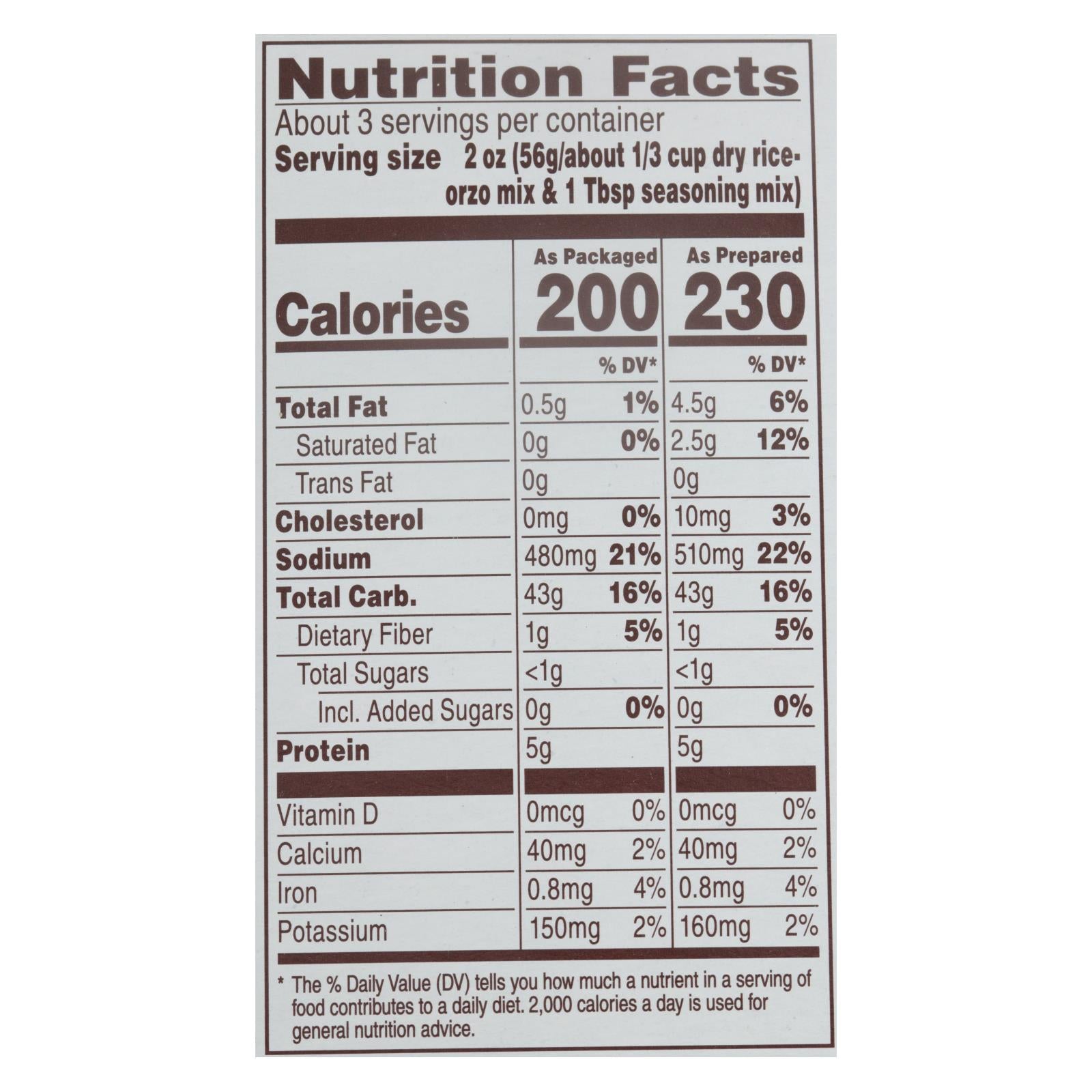 Near East Rice Pilaf Mix - Mushrooms And Herbs - Case Of 12 - 6.3 Oz. - GreatEagleInc