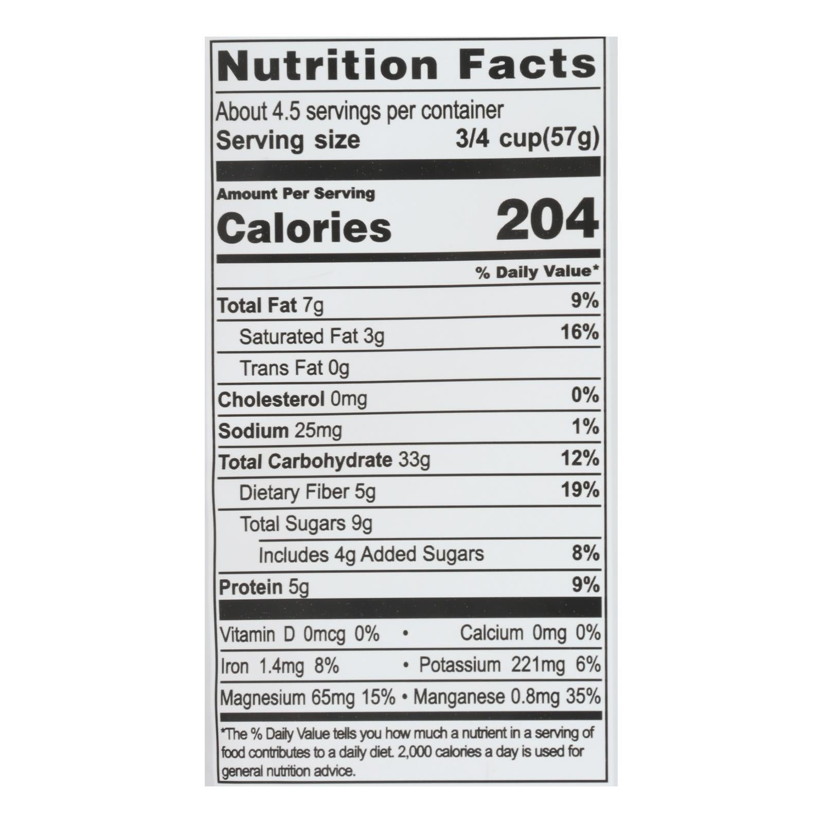 Living Intentions Activated Superfood Cereal  - Case Of 6 - 9 Oz - GreatEagleInc