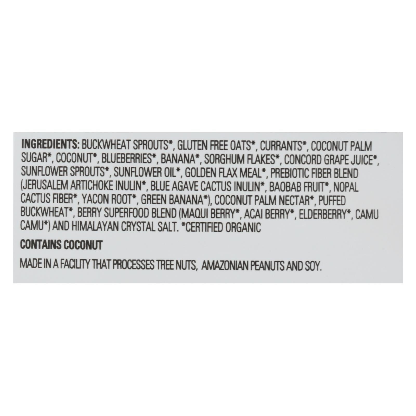 Living Intentions Activated Superfood Cereal  - Case Of 6 - 9 Oz - GreatEagleInc