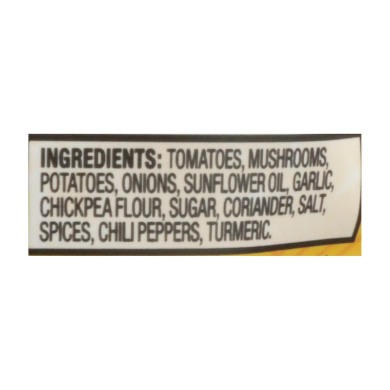 Tasty Bite Entree - Indian Cuisine - Mushroom Masala - 10 Oz - Case Of 6 - GreatEagleInc