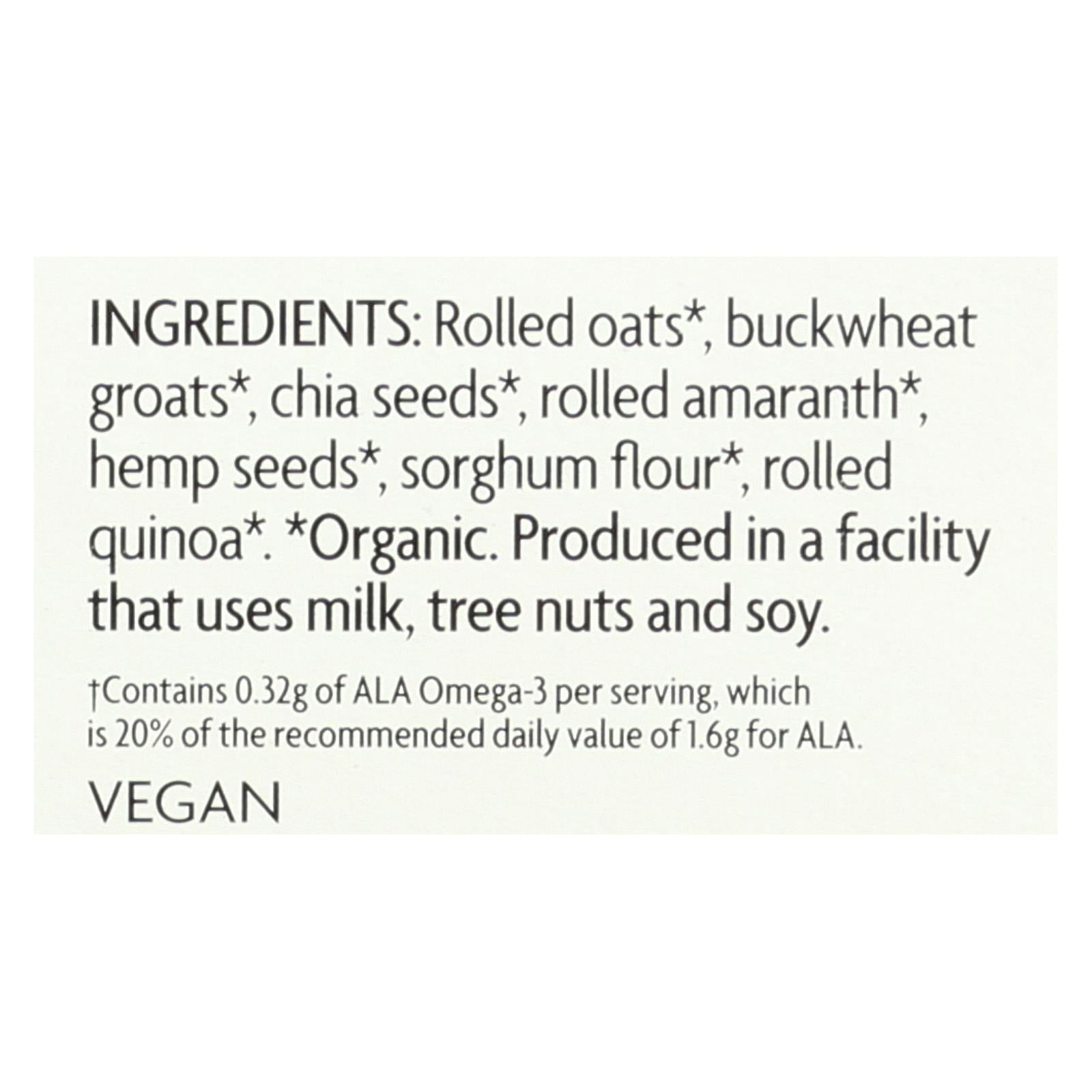 Nature's Path Organic Qi'a Superfood Hot Oatmeal - Superseeds And Grains - Case Of 6 - 8 Oz. - GreatEagleInc