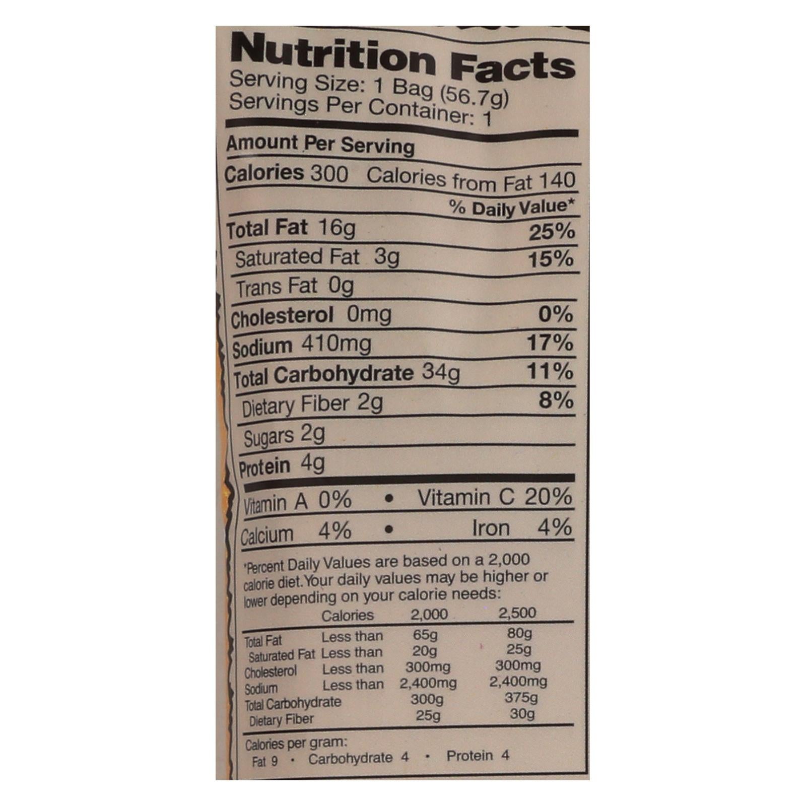 Dirty Chips - Potato Chips - Sour Cream And Onion - Case Of 25 - 2 Oz. - GreatEagleInc