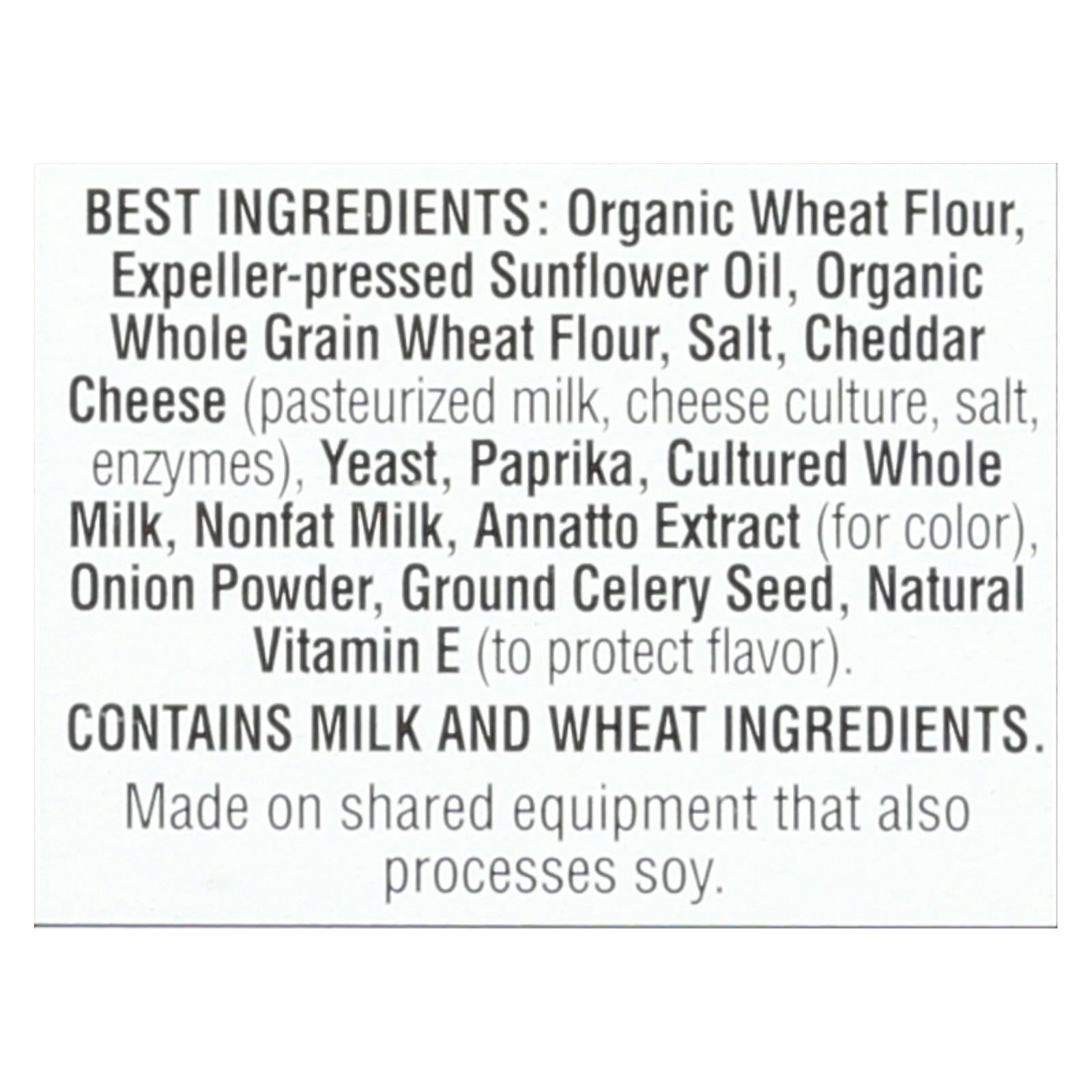 Annie's Homegrown - Cracker  Chedder Sqrs - Case Of 12-7.5 Oz. - GreatEagleInc