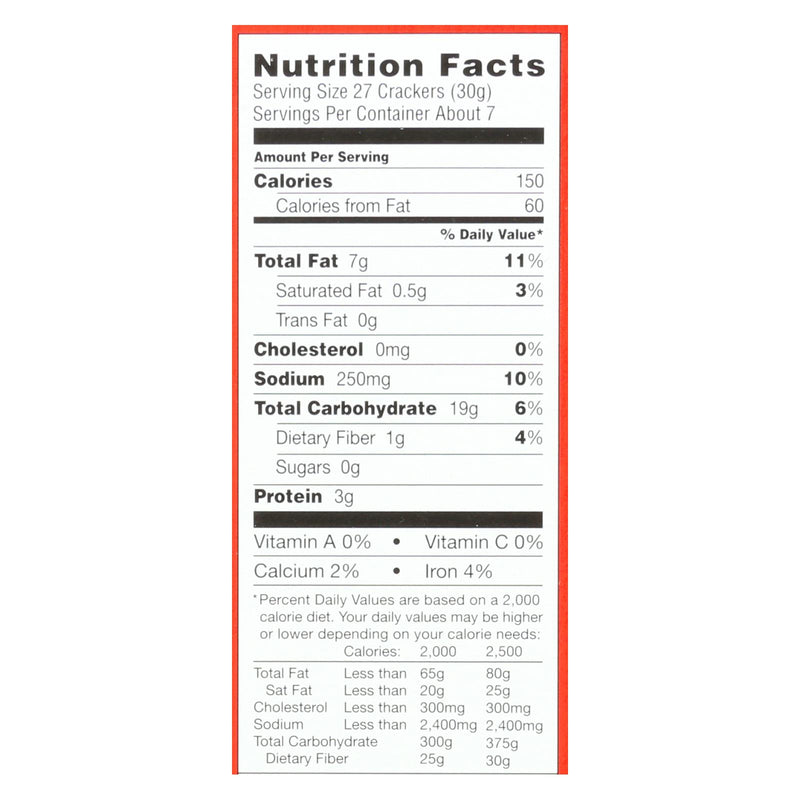 Annie's Homegrown - Cracker  Chedder Sqrs - Case Of 12-7.5 Oz. - GreatEagleInc