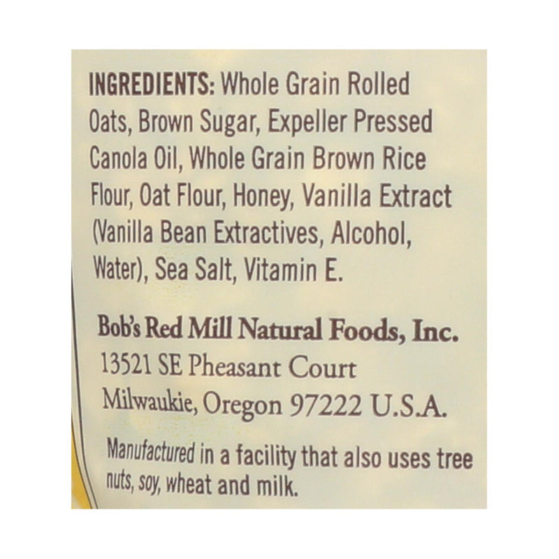 Bob's Red Mill - Honey Oat Granola - 12 Oz - Case Of 4 - GreatEagleInc
