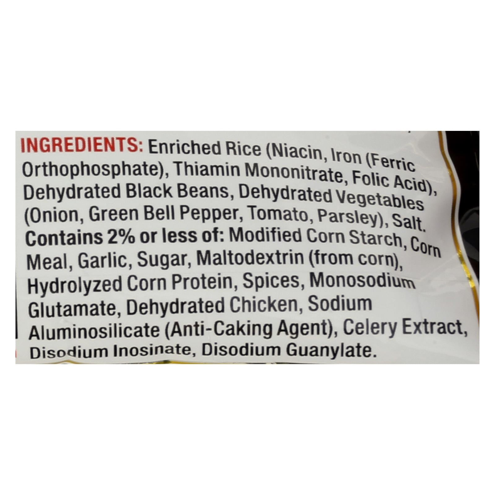 Vigo Black Bean And Rice - Case Of 12 - 8 Oz. - GreatEagleInc