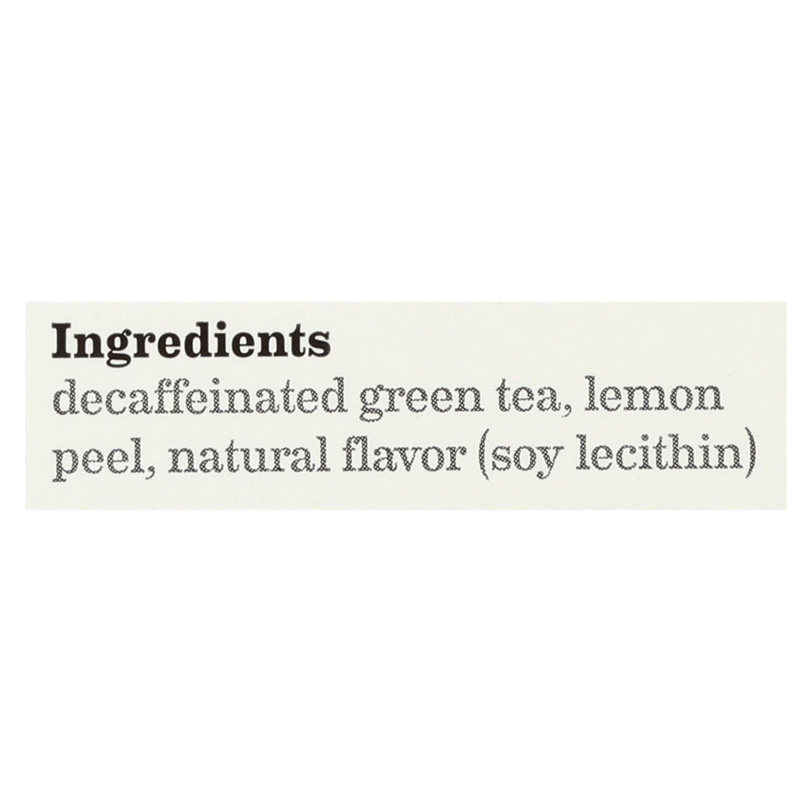 Bigelow Tea Decaffeinated Tea - Green Tea With Lemon - Case Of 6 - 20 Bag - Eco-Friendly Home & Grocery