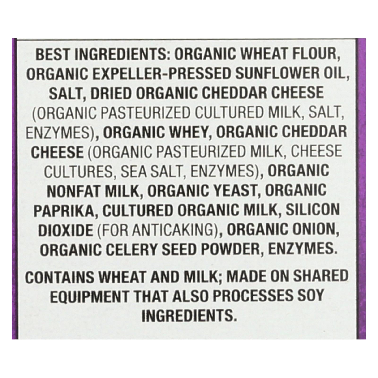 Annie's Homegrown Cheddar Squares White Cheddar Squares - Case Of 12 - 7.5 Oz - GreatEagleInc