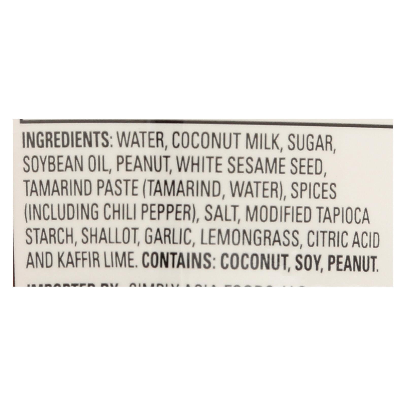 Thai Kitchen Peanut Satay Sauce - Case Of 12 - 8 Fl Oz. - GreatEagleInc